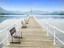 Pier on Ullswater in Lake District National Park-John Harper-Photographic Print