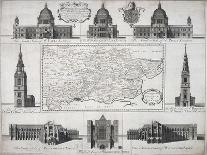 Map of the Diocese of London, 1720-John Harris-Giclee Print