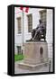 John Harvard Statue in Harvard University-jiawangkun-Framed Stretched Canvas