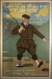 'The East Coast, Ideal for Golfing', Great Eastern Railway poster, early 1920s-John Hassall-Giclee Print