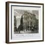 John Hatchett's House, Long Acre, Westminster, London, 1783-JOHN WALKER-Framed Premium Giclee Print