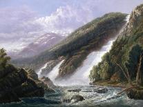 The Russell Falls, Tasmania-John Haughton Forrest-Stretched Canvas