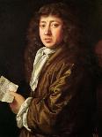 Portrait of Samuel Pepys-John Hayls-Framed Stretched Canvas