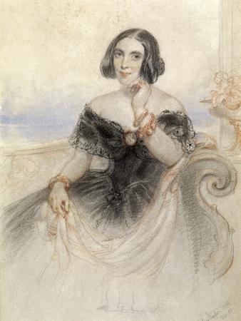 Lady in a Black Dress, 1847