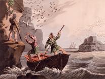 A Ship's Boat Attacking a Whale-John Heaviside Clark-Giclee Print