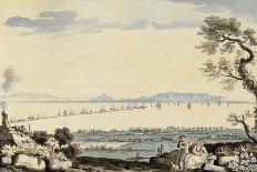 View of Dublin Bay and Harbour, Hill of Howth-John Henry Campbell-Giclee Print