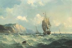 Shipping in a High Sea-John Henry Claude Wilson-Giclee Print