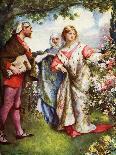 The Marriage of King Arthur and Queen Guinevere, Illustration for 'Children's Stories from…-John Henry Frederick Bacon-Giclee Print