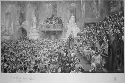 The City Imperial Volunteers in the Guildhall, City of London, 1900