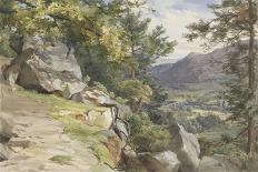 View of Craig-Y-Barns, Dunkeld, Looking South, 1855 (W/C and Bodycolour on Paper)-John Henry Mole-Framed Giclee Print