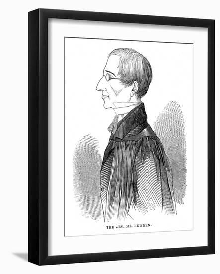 John Henry Newman Theologian Later a Catholic at Age 43-null-Framed Art Print