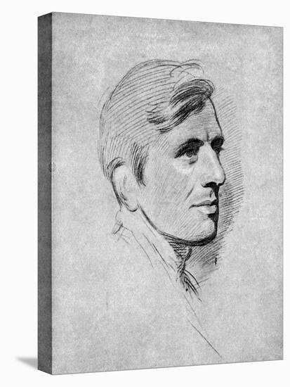 John Henry Newman --George Richmond-Stretched Canvas