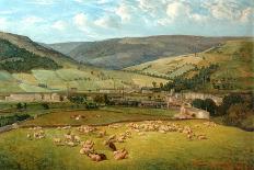 Cragg Vale & Stocks Hall From Broadbottom, 1869-John Holland-Giclee Print