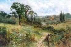 Shiplake on Thames from Wargrave Hills-John Horace Hooper-Giclee Print