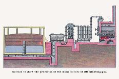 The Process of the Manufacture of Illuminating Gas-John Howard Appleton-Art Print