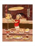 Wok-Man, Chinese Chef-John Howard-Giclee Print