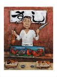 Wok-Man, Chinese Chef-John Howard-Giclee Print