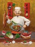 Teppan, Japanese Chef-John Howard-Giclee Print