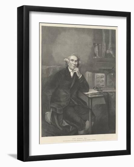 John Hunter-Sir Joshua Reynolds-Framed Giclee Print