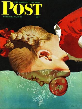 "Bobbing for Apples," Saturday Evening Post Cover, October 30, 1943