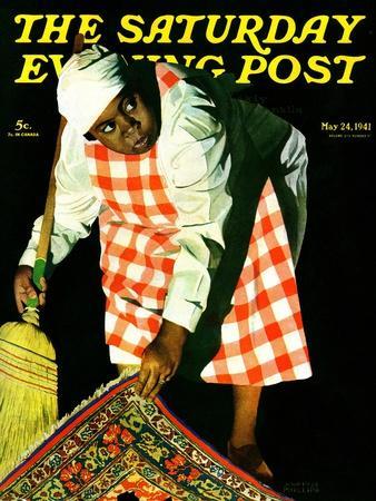 "Sweep it Under the Rug," Saturday Evening Post Cover, May 24, 1941