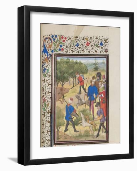 John II Comnenus, Byzantine Emperor at the Hunt, 1460S-null-Framed Giclee Print