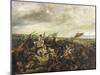 John II Good, Protected by Philip Bold, Is Defeated by Edward, Prince of Wales-Eugene Delacroix-Mounted Giclee Print