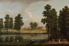 View of St. James's Park with Westminster Abbey Beyond-John Inigo Richards-Stretched Canvas