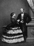 Queen Victoria and Albert, Prince Consort, 1861-John Jabez Edwin Mayall-Stretched Canvas