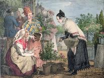 Les Dames Artistes, Published by Rodwell and Martin, 1820-John James Chalon-Giclee Print