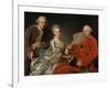 John Jennings, His Brother and Sister-In-Law, 1769-Alexander Roslin-Framed Giclee Print