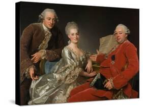 John Jennings, His Brother and Sister-In-Law, 1769-Alexander Roslin-Stretched Canvas
