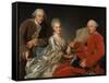 John Jennings, His Brother and Sister-In-Law, 1769-Alexander Roslin-Framed Stretched Canvas