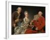 John Jennings, His Brother and Sister-In-Law, 1769-Alexander Roslin-Framed Giclee Print