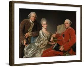 John Jennings, His Brother and Sister-In-Law, 1769-Alexander Roslin-Framed Giclee Print