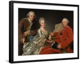 John Jennings, His Brother and Sister-In-Law, 1769-Alexander Roslin-Framed Giclee Print