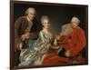 John Jennings, His Brother and Sister-In-Law, 1769-Alexander Roslin-Framed Giclee Print