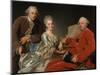 John Jennings, His Brother and Sister-In-Law, 1769-Alexander Roslin-Mounted Giclee Print