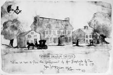 Boston: Tavern, 1773-John Johnson-Framed Stretched Canvas