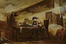 Thomas Chatterton in His Garret-John Joseph Barker-Laminated Giclee Print