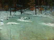 Winter Woods and Brook, c.1905-John Joseph Enneking-Giclee Print