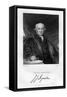 John Julius Angerstein (1735-182), English Philanthropist and Merchant-Scriven-Framed Stretched Canvas