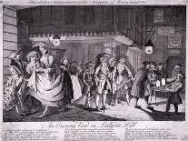 The Sailor's Adventure to the Streights of Merryland Or, an Evening View on Ludgate Hill, 1749-John June-Giclee Print