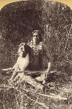 Ute Man with Dog, c1874-John K. Hillers-Giclee Print