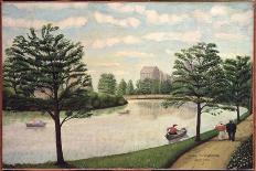 Along the Susquehanna (Oil on Canvas)-John Kane-Framed Giclee Print