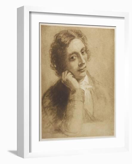 John Keats English Poet-J. Severn-Framed Art Print