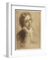 John Keats English Poet-J. Severn-Framed Art Print