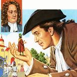Gulliver's Travels, with Inset of its Author Jonathan Swift-John Keay-Giclee Print