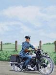 T E Lawrence on His Motorcyle-John Keay-Giclee Print