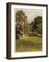 John Keble His Vicarage at Hursley, in Hampshire-null-Framed Art Print